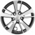 Khomen KHW 1704 7x17 5*114.3 ET37 DIA66.6 Black-FP Литой