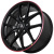 Диск KoKo Kuture SL547 9,5x19 5*112 Et:35 Dia:66,6 Full Matte Black + Red Lip