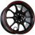 FF R115 7x15 4*98 ET35 DIA73.1 Matt Black + Red Line Литой