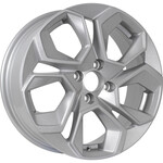 Диск KDW KD1620 6,5x16 4*100 Et:45 Dia:60,1 Light Silver Painted
