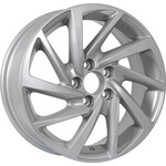 Диск KDW KD1530 6x15 5*100 Et:38 Dia:57,1 Light Silver Painted