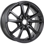 Диск KDW KD1550 6x15 5*100 Et:38 Dia:57,1 Matt Black Painted