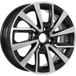 Диск KDW KD1430 5,5x14 4*100 Et:40 Dia:56,6 Black Front Polished