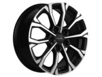 Диск Khomen 1605 6,5x16 5*110 Et:46 Dia:63,3 Black-FP