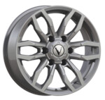 Диск Вектор B228 7,5x17 6*139,7 Et:25 Dia:106,1 Сильвер S