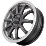 Диск FF SH1347 4,5x15 4*100 Et:44 Dia:67,1 Matt Dark Gunmetal Lip Polish