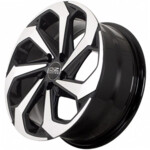 Диск FF REW005 6x15 4*100 Et:35 Dia:73,1 Black Machined Face