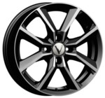 Диск Вектор B272 6,5x16 4*98 Et:35 Dia:58,5 Алмаз черный