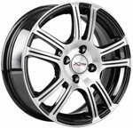 Диск X'trike X-105 6 x 15 4*98 Et: 35 Dia: 58,1 BK/FP