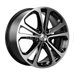 Диск X'trike X-113 7 x 17 5*114,3 Et: 40 Dia: 66,1 BK/FP