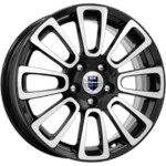 Диск K&K Неман 6 x 15 4*100 Et: 50 Dia: 60,1 алмаз черный