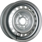 Trebl 9207T 6.5x16 6*139.7 ET56 DIA92.5 Silver Штампованный