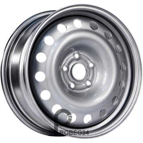 Trebl X40027 6.5x16 5*130 ET43 DIA84.1 Silver Штампованный
