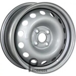 Trebl 53C47G 5.5x14 4*108 ET47 DIA63.3 Silver Штампованный