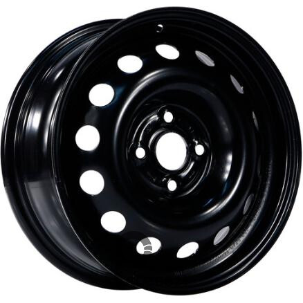 Trebl 64A49A 6x15 4*100 ET49 DIA56.6 Black Штампованный