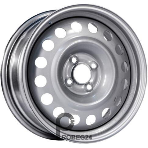 Trebl X40014 6x15 4*100 ET36 DIA60.1 Silver Штампованный