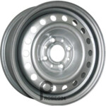Trebl X40033 6x16 4*100 ET50 DIA60.1 Silver Штампованный