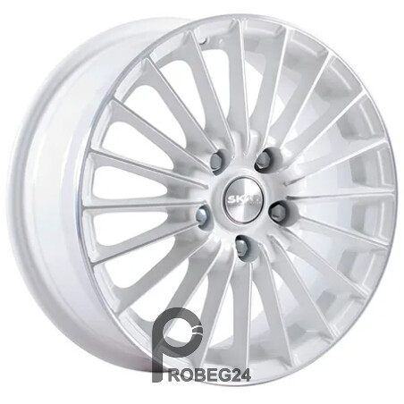 Скад Веритас 6x15 5*100 ET38 DIA57.1 Алмаз белый Литой