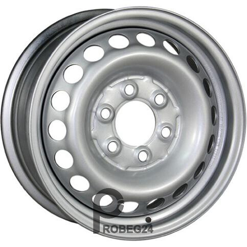 Trebl 9495 6.5x16 5*130 ET66 DIA89.1 Silver Штампованный