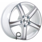 Скад Сакура 6.5x15 5*112 ET43 DIA57.1 Алмаз белый Литой
