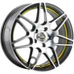 Alcasta M28 6.5x15 4*100 ET40 DIA56.6 BKFYSI Литой