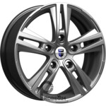 K&K Прайм 6.5x17 5*114.3 ET48 DIA67.1 Дарк платинум Литой