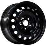 Trebl X40010 6.5x16 5*112 ET39.5 DIA66.6 Black Штампованный