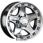 LS 870 8x15 6*139.7 ET-10 DIA106.1 BKF Литой
