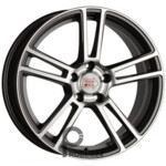 1000 Miglia MM1002 8x18 5*112 ET45 DIA66.6 Dark Anthracite Polished Литой