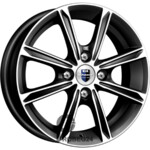 K&K Флэш 5x13 4*114.3 ET45 DIA69.1 Алмаз черный Литой