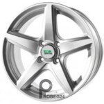 N2O Y244 6x14 4*100 ET38 DIA73.1 Silver Литой