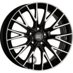 1000 Miglia MM1009 8x18 5*120 ET30 DIA72.6 Gloss Black Polished Литой