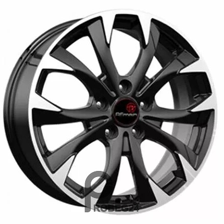 Remain R152 7x17 5*112 ET50 DIA57.1 Алмаз черный Литой