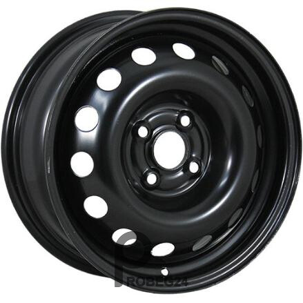 Trebl 64E45M 6x15 4*114.3 ET45 DIA66.1 Black Штампованный