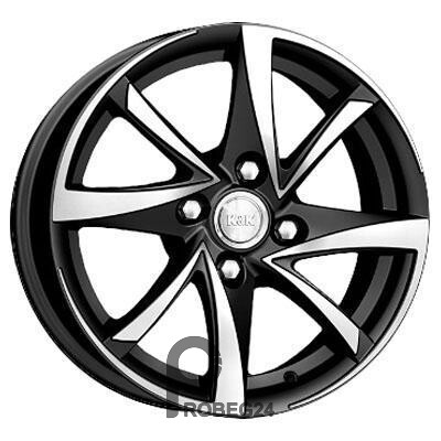 K&K Игуана 6.5x15 4*100 ET35 DIA67.1 Алмаз черный Литой