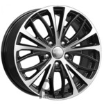 K&K КС873 7.5x17 5*112 ET47 DIA57.1 Алмаз черный Литой