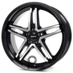 Alutec Poison Cup 8x18 5*120 ET35 DIA72.6 Diamond Black Front Polished Литой