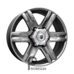 K&K Риальто 8x17 6*139.7 ET38 DIA67.1 Дарк платинум Литой