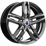 K&K Sayan 6x16 5*112 ET50 DIA57.1 Дарк платинум Литой