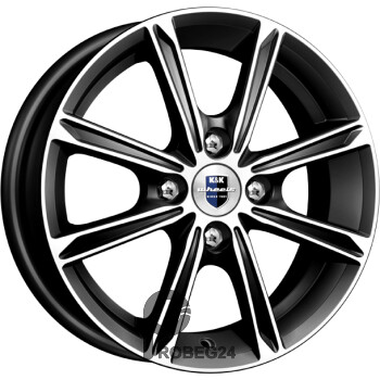 K&K Флэш 5x14 4*100 ET45 DIA67.1 Алмаз черный Литой