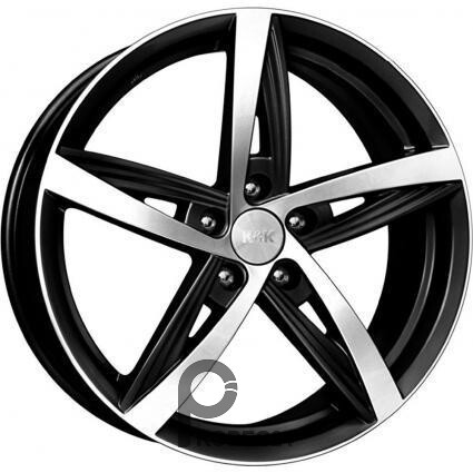 K&K Дольче Вита 7.5x18 5*100 ET38 DIA67.1 Алмаз черный Литой