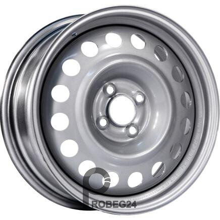 Trebl X40915 P 6x15 4*100 ET40 DIA60.1 Silver Штампованный