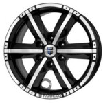 K&K Окинава 7.5x17 6*114.3 ET39 DIA67.1 Алмаз черный Литой