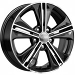 K&K КС778 6x16 5*114.3 ET47 DIA67.1 Алмаз черный Литой