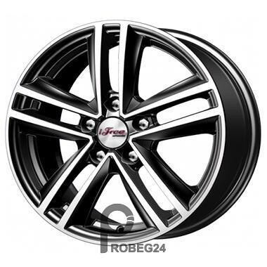 iFree Катар 6.5x16 5*100 ET40 DIA67.1 Блэк Джек Литой