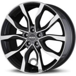 MAK Koln 9.5x21 5*130 ET52 DIA71.6 Black mirror Литой