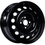 Trebl 64E45H 6x15 4*114.3 ET45 DIA67.1 Black Штампованный