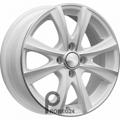 Скад Мальта 6x15 4*100 ET45 DIA67.1 Алмаз белый Литой