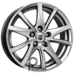 K&K Игуана 6.5x15 4*100 ET45 DIA67.1 Блэк платинум Литой