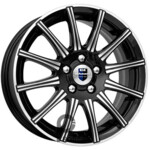 K&K Сиеста 5x13 4*100 ET35 DIA67.1 Алмаз черный Литой